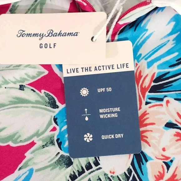 NWT Ladies TOMMY BAHAMA Sleeveless Golf Tennis Shirt Size Small MSRP: $110 - Picture 3 of 8